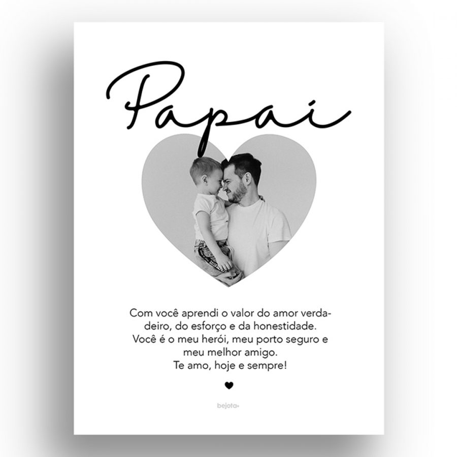 Quadro Carta Para o Papai