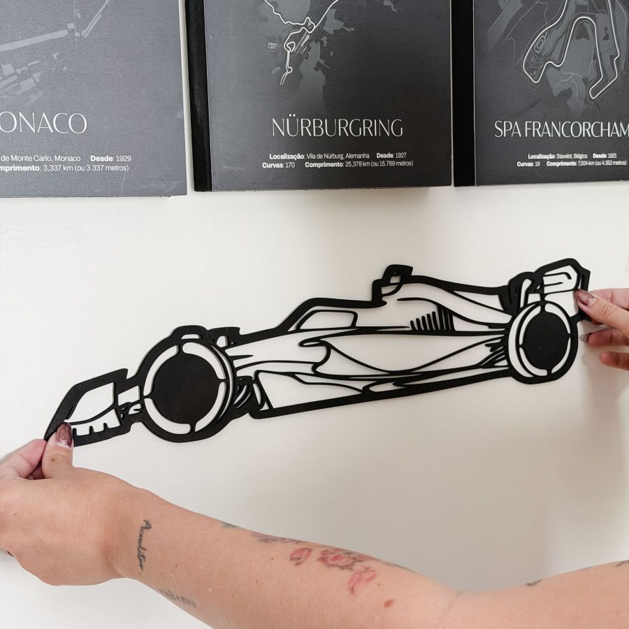 Silhueta de Carro Decorativa