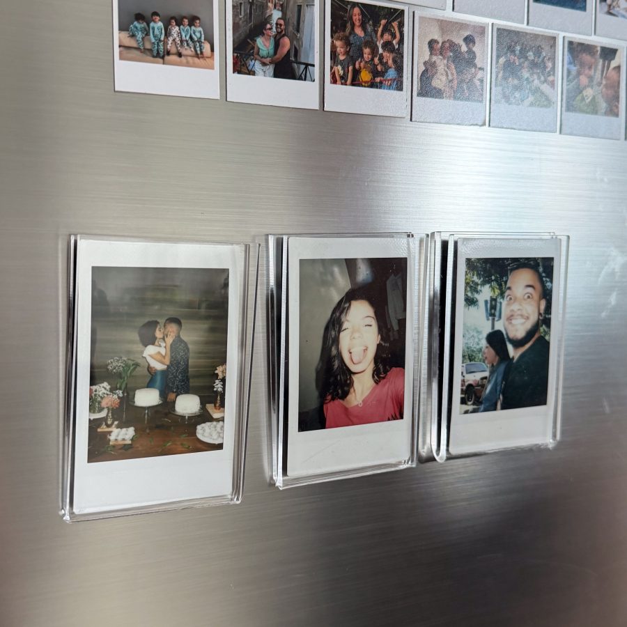 Kit 3 Imãs Porta-Fotos Polaroid em Acrílico