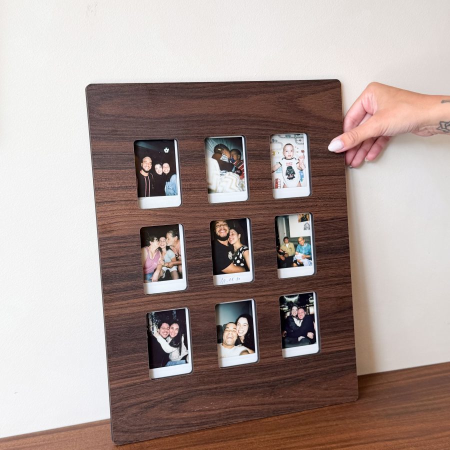 Quadro Porta-Fotos Polaroid