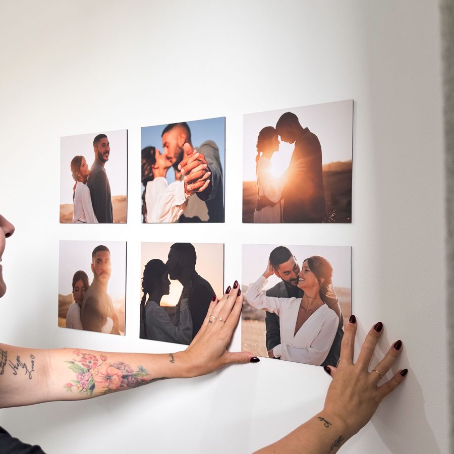 Kit 6 Quadros 20x20 - Lateral Superfina