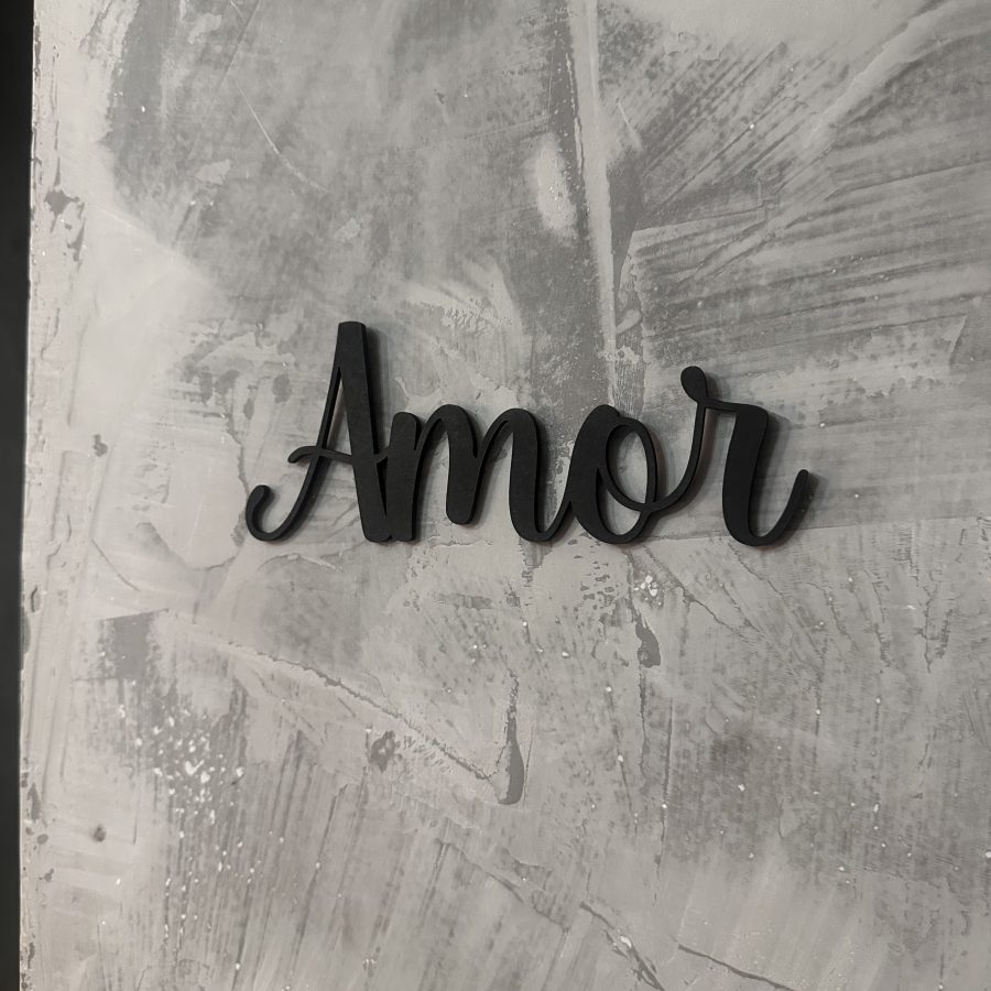 Lettering Amor