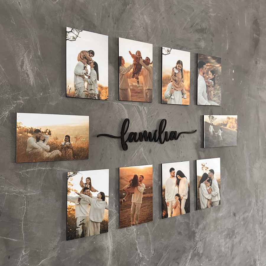 Composição Família - 10 quadros 10x15 cm Lateral Superfina