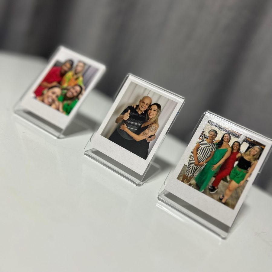 Kit 3 Display em Acrílico para Fotos Polaroid