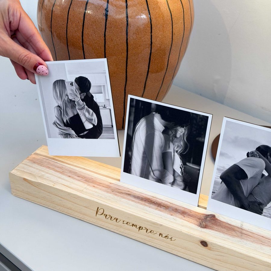 Quadro Polaroid Na Base - Para Sempre Nós