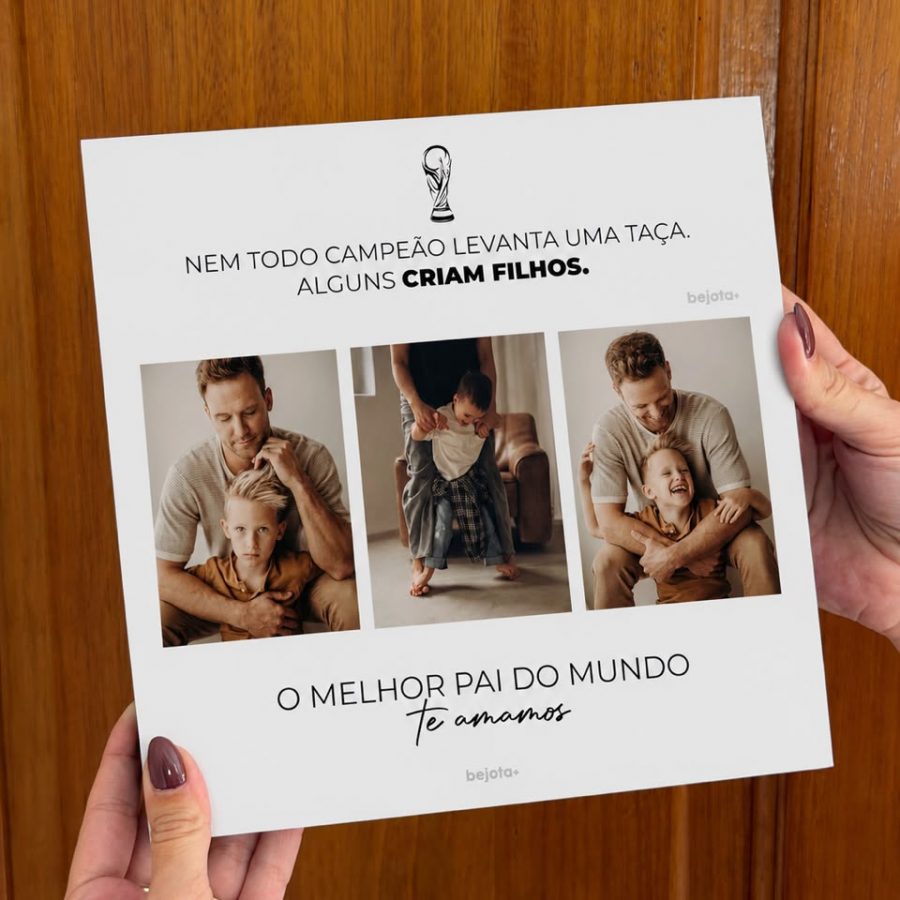 Quadro Nem Todo Campeão Levanta uma Taça